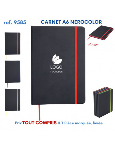 CARNET A6 NEROCOLOR REF 9585 9585 Carnet personnalisé  2,63 €