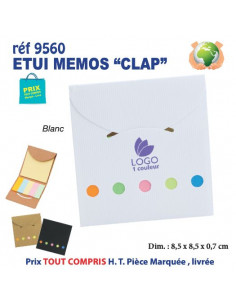 ETUI MEMOS CLAP REF 9560 9560 bloc notes - bloc mémos  1,09 € 2
