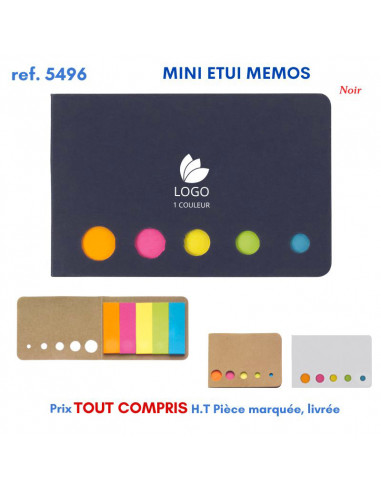 MINI ETUI MEMOS REF 5496 5496 bloc notes - bloc mémos  1,46 €