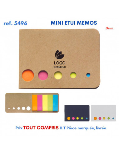 MINI ETUI MEMOS REF 5496 5496 bloc notes - bloc mémos  1,46 €