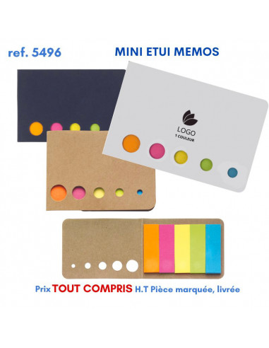 MINI ETUI MEMOS REF 5496 5496 bloc notes - bloc mémos  1,46 €