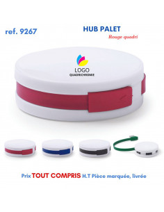 HUB PALET REF 9267 9267 HUB ET DIVERS USB PERSONNALISE  8,48 € 2