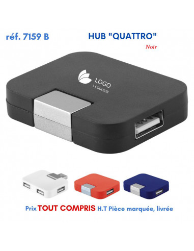 HUB QUATTRO REF 7159 7159 HUB ET DIVERS USB PERSONNALISE  2,03 €