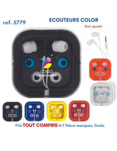 ECOUTEURS COLOR REF 5779 5779 ECOUTEURS - HAUT PARLEUR  2,80 €