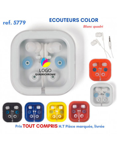 ECOUTEURS COLOR REF 5779 5779 ECOUTEURS - HAUT PARLEUR  2,80 €