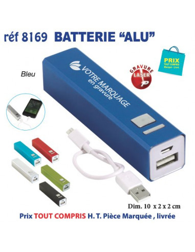 BATTERIE ALU REF 8169 8169 BATTERIE DE SECOURS - CHARGEUR  6,21 €