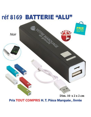 BATTERIE ALU REF 8169 8169 BATTERIE DE SECOURS - CHARGEUR  6,21 €