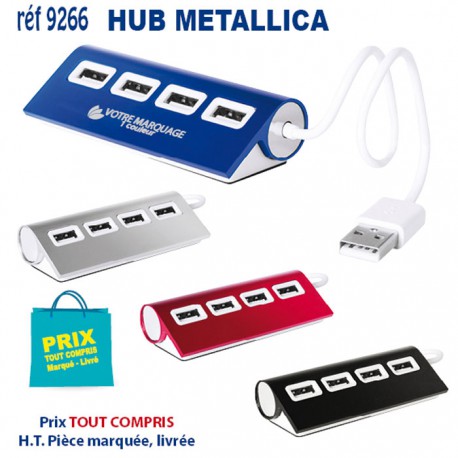 HUB METALLICA REF 9266 9266 HUB ET DIVERS USB PERSONNALISE  9,52 €