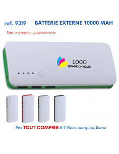 BATTERIE EXTERNE 10000 mAh REF 9319 9319 BATTERIE DE SECOURS - CHARGEUR  15,69 € 2