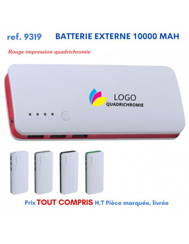 BATTERIE EXTERNE 10000 mAh REF 9319 9319 BATTERIE DE SECOURS - CHARGEUR  15,69 €