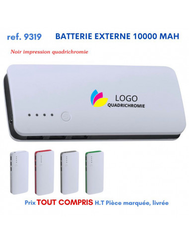 BATTERIE EXTERNE 10000 mAh REF 9319 9319 BATTERIE DE SECOURS - CHARGEUR  15,69 €