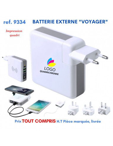 BATTERIE EXTERNE VOYAGER REF 9334 9334 BATTERIE DE SECOURS - CHARGEUR  41,40 €