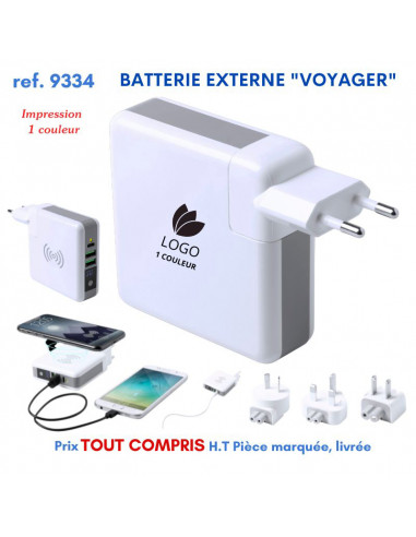 BATTERIE EXTERNE VOYAGER REF 9334 9334 BATTERIE DE SECOURS - CHARGEUR  41,40 €