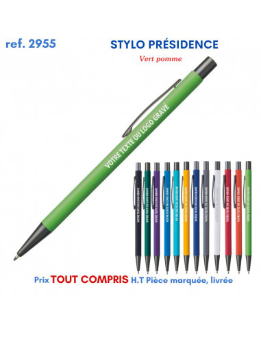 STYLO PRESIDENCE REF 2955 2955 Stylos en Metal  1,53 €