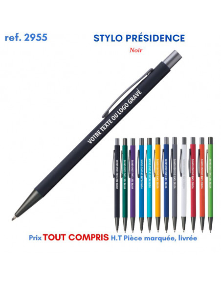 STYLO PRESIDENCE REF 2955 2955 Stylos en Metal  1,53 €
