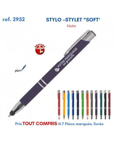 STYLO STYLET SOFT REF 2952 2952 Stylos en Metal  1,96 €