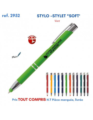 STYLO STYLET SOFT REF 2952 2952 Stylos en Metal  1,96 €