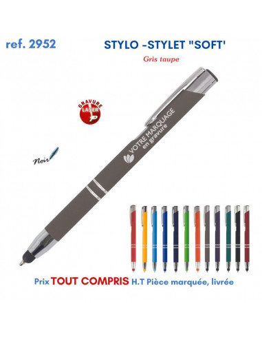 STYLO STYLET SOFT REF 2952 2952 Stylos en Metal  1,96 €