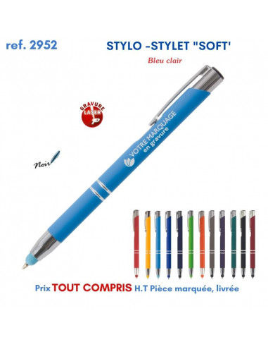 STYLO STYLET SOFT REF 2952 2952 Stylos en Metal  1,96 €