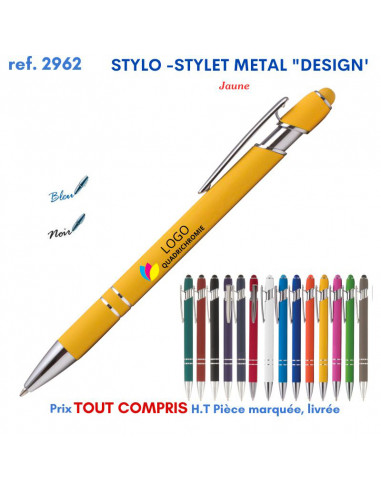 STYLO STYLET METAL DESIGN REF 2962 2962 Stylos en Metal  2,00 €