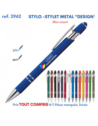 STYLO STYLET METAL DESIGN REF 2962 2962 Stylos en Metal  2,00 €