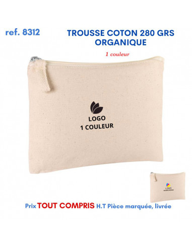 TROUSSE COTON 280 GRS ORGANIQUE REF 8312 8312 POCHETTE - PORTE ETIQUETTE BAGAGE  2,87 €