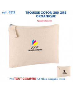TROUSSE COTON 280 GRS ORGANIQUE REF 8312 8312 POCHETTE - PORTE ETIQUETTE BAGAGE  2,87 € 2