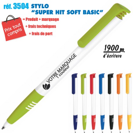 STYLO HIT SOFT BASIC REF 3504 3504 Stylos plastiques  0,52 €