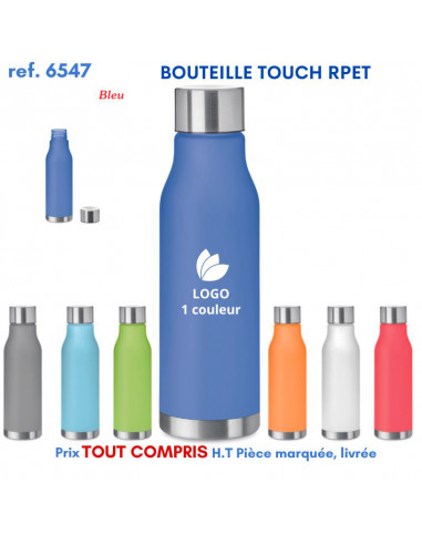 BOUTEILLE TOUCH RPET REF 6547 6547 GOURDES GOBELETS : OBJETS PUBLICITAIRES  6,25 €