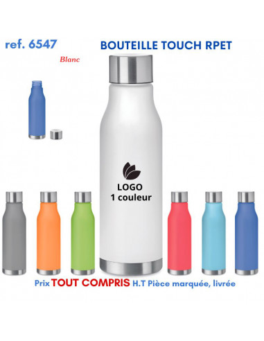 BOUTEILLE TOUCH RPET REF 6547 6547 GOURDES GOBELETS : OBJETS PUBLICITAIRES  6,25 €