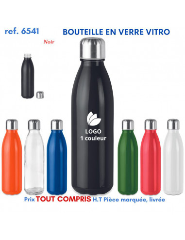 BOUTEILLE EN VERRE VITRO REF 6541 6541 GOURDES GOBELETS : OBJETS PUBLICITAIRES  6,92 €