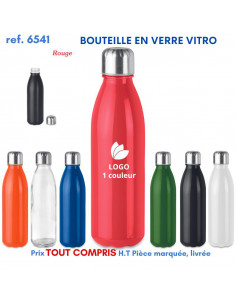 BOUTEILLE EN VERRE VITRO REF 6541 6541 GOURDES GOBELETS : OBJETS PUBLICITAIRES  6,92 € 2