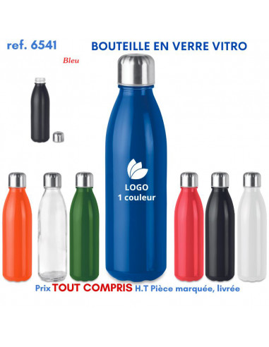 BOUTEILLE EN VERRE VITRO REF 6541 6541 GOURDES GOBELETS : OBJETS PUBLICITAIRES  6,92 €