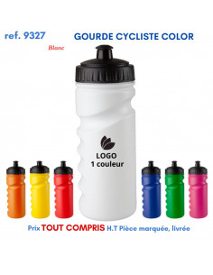 GOURDE CYCLISTE COLOR REF 9327 9327 GOURDES GOBELETS : OBJETS PUBLICITAIRES  2,93 €