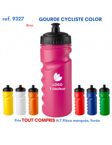 GOURDE CYCLISTE COLOR REF 9327 9327 GOURDES GOBELETS : OBJETS PUBLICITAIRES  2,93 €