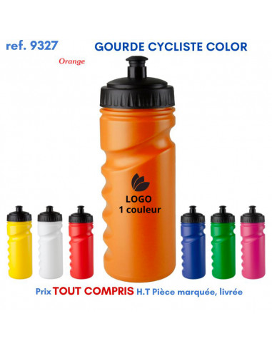 GOURDE CYCLISTE COLOR REF 9327 9327 GOURDES GOBELETS : OBJETS PUBLICITAIRES  2,93 €