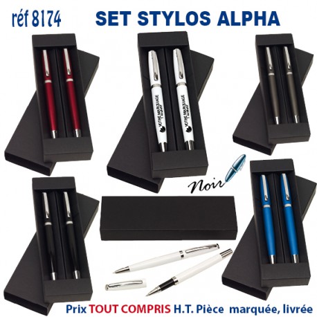 SET STYLOS ALPHA REF 8174 8174 Ecrin set parure stylos  6,87 €