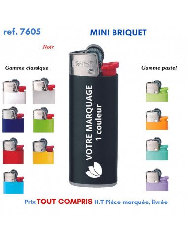 MINI BRIQUET BIC REF 7605 7605 BRIQUETS PUBLICITAIRES - ALLUME TOUT  1,09 €