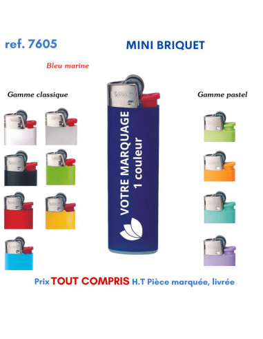 MINI BRIQUET BIC REF 7605 7605 BRIQUETS PUBLICITAIRES - ALLUME TOUT  1,09 €