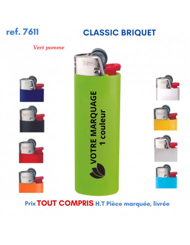 CLASSIC BRIQUET BIC REF 7611 7611 BRIQUETS PUBLICITAIRES - ALLUME TOUT  1,24 €