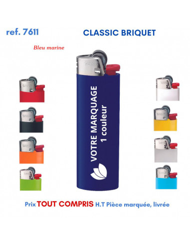 CLASSIC BRIQUET BIC REF 7611 7611 BRIQUETS PUBLICITAIRES - ALLUME TOUT  1,24 €