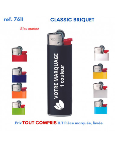 CLASSIC BRIQUET BIC REF 7611 7611 BRIQUETS PUBLICITAIRES - ALLUME TOUT  1,24 €