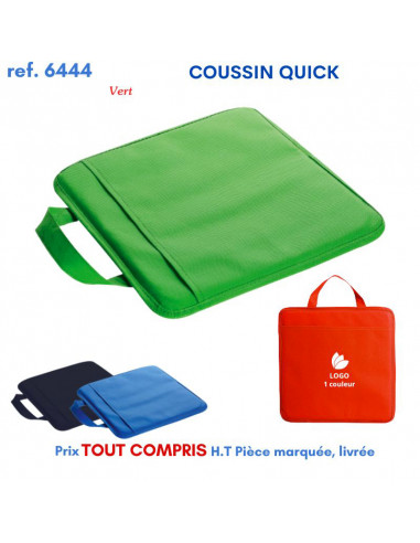 COUSSIN QUICK REF 6444 6444 SUPPORTERS : OBJETS PUBLICITAIRES  3,96 €