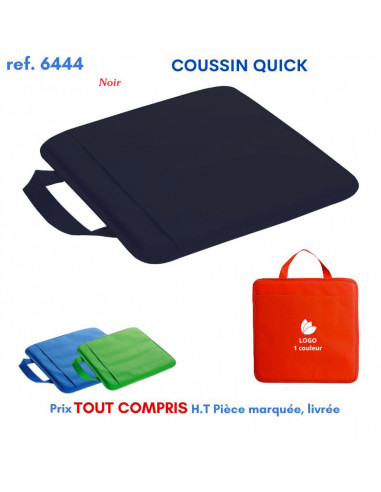 COUSSIN QUICK REF 6444 6444 SUPPORTERS : OBJETS PUBLICITAIRES  3,96 €