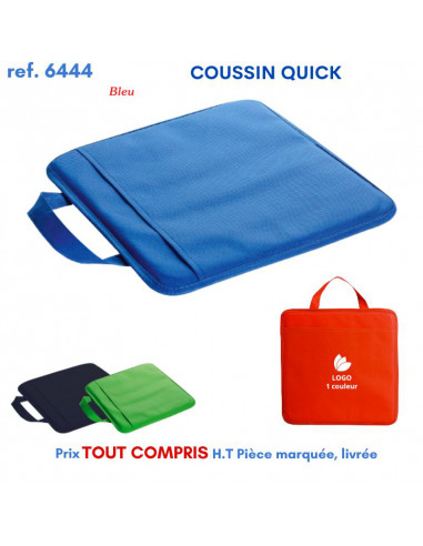 COUSSIN QUICK REF 6444 6444 SUPPORTERS : OBJETS PUBLICITAIRES  3,96 €