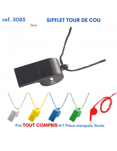 SIFFLET TOUR DE COU REF 5085 5085 SUPPORTERS : OBJETS PUBLICITAIRES  1,64 €