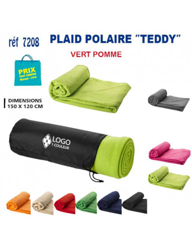 PLAID POLAIRE TEDDY REF 7208 7208 DIVERS TEXTILES  7,69 €