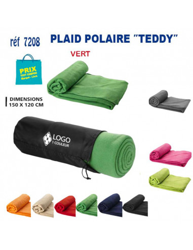 PLAID POLAIRE TEDDY REF 7208 7208 DIVERS TEXTILES  7,69 €