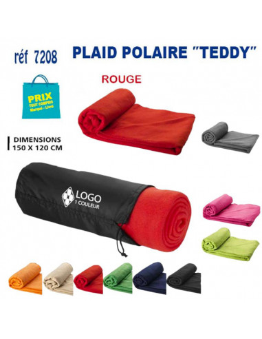 PLAID POLAIRE TEDDY REF 7208 7208 DIVERS TEXTILES  7,69 €