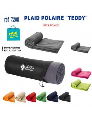 PLAID POLAIRE TEDDY REF 7208 7208 DIVERS TEXTILES  7,69 €